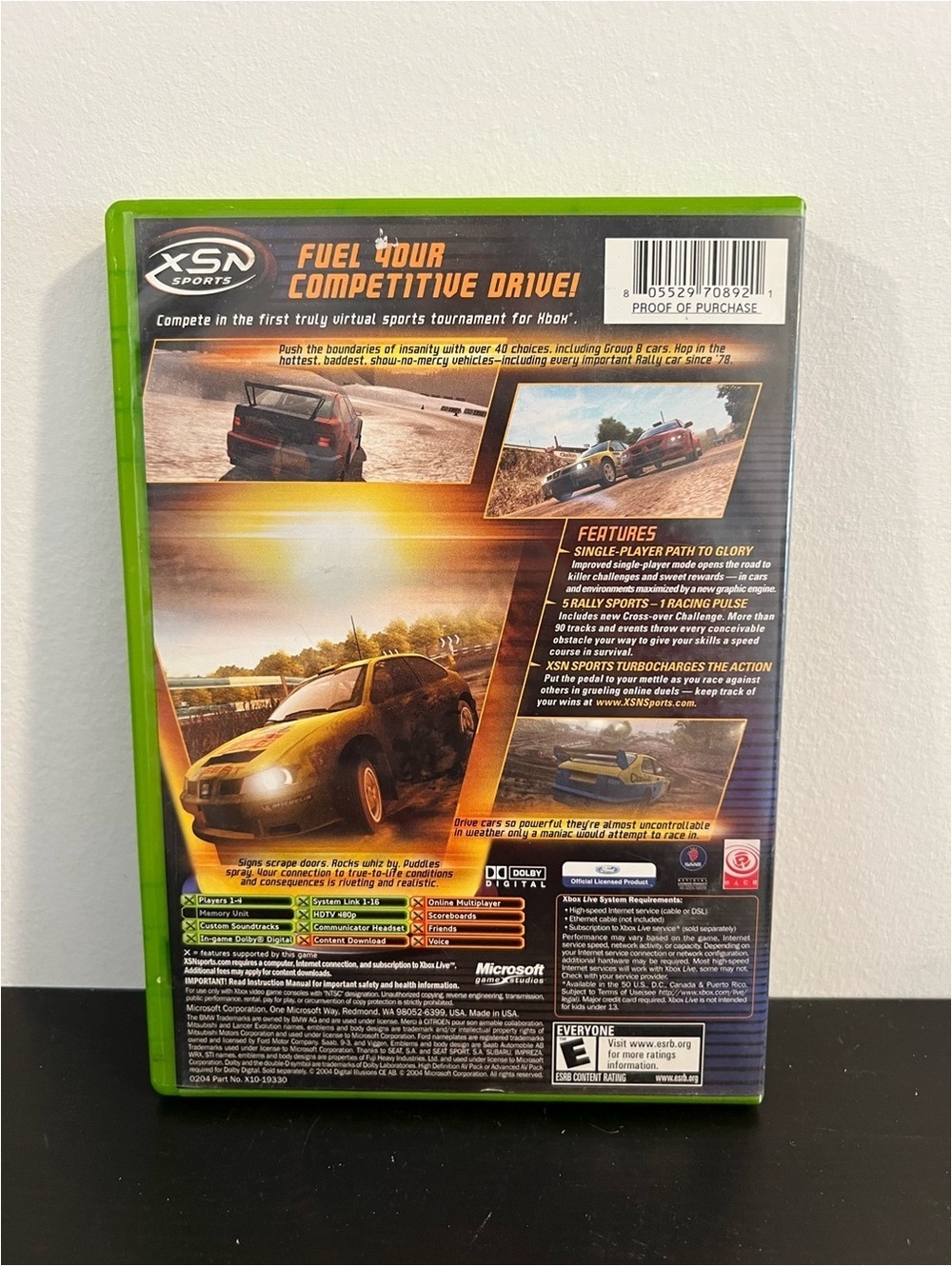 RalliSport Challenge 2 Xbox Original Complete CIB Racing Game - Picture 3 of 5